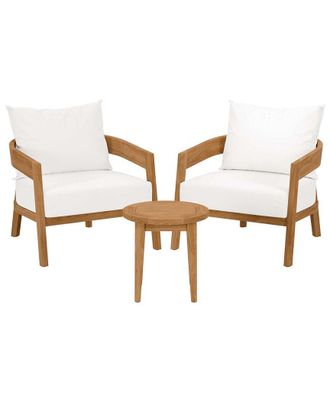 ModWay Brisbane 3-Piece Teak Outdoor Patio Set
