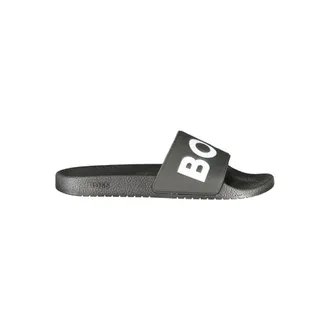 HUGO BOSS Hugo, Sliders, male, Black, Size: 12 US Ciabatta Sliders
