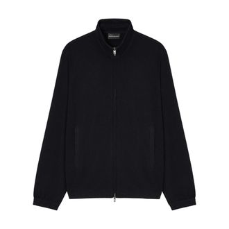 Emporio Armani Zip-through Sweatshirt - male - Emporio Armani - Zip-throughs - Black - L - Sweatshirts & Hoodies