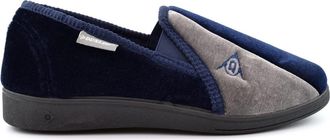 Generic Mens Carpet Slippers Dunlop Mens Slippers Mens Dunlop Slippers Mens Memory Foam Slippers Mens Washable Slippers Navy Blue 13 UK