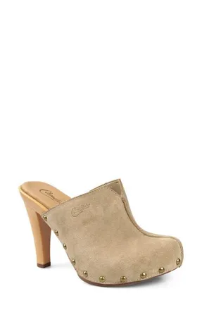 Candie's Chillax Clog in Sand Suede at Nordstrom, Size 11