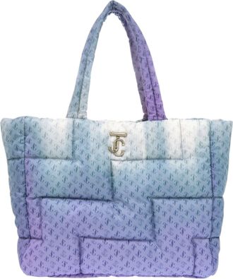 Jimmy Choo London blue Nylon Tote Bag (Pre-Owned)