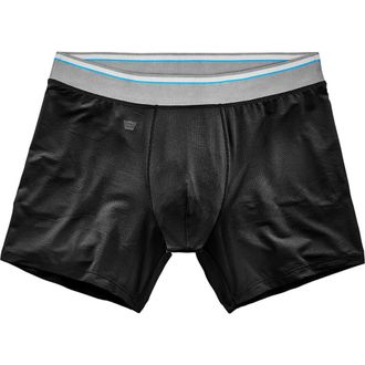 Mack Weldon AIRKNITx HD Performance Boxer Briefs in True Black at Nordstrom, Size X-Large