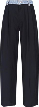 Alexander Wang Pantaloni Dritti Dettaglio Denim
