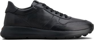 Tod's panelled leather sneakers - men - Rubber/Calf Leather/Calf Leather - 11 - Black