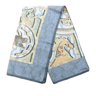 Herm&egrave;s Pre-owned Hermes Alfred De Dreux Peintre du Cheval Silk Scarf Ladies KSNLOZDNODR3NGC5