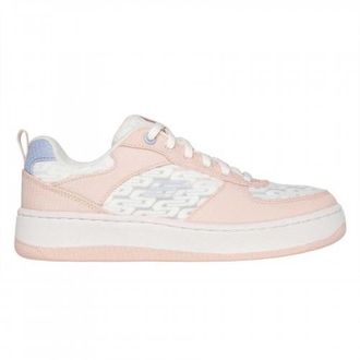 Skechers Dames Sport Court 92 Sneakers (Off White/Roze)