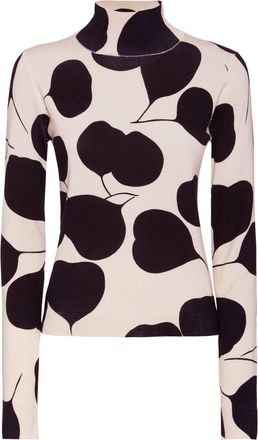 La DoubleJ Maglione con motivo a intarsi - Toni neutri