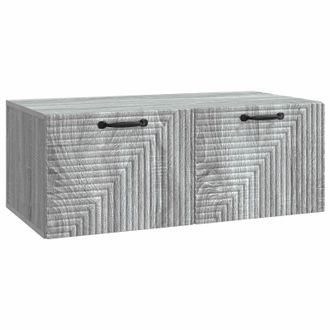 vidaXL Mueble Para Tv De Pared Gris Sonoma 78,5 X 41 X 30 Cm Vidaxl