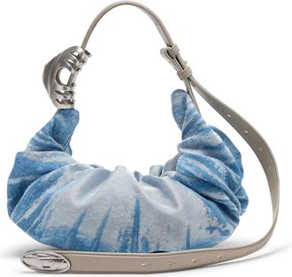Diesel Ruched Hobo Bag with Tie-Dye Pattern