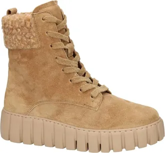 Gabor Schoenen, Dames, Beige, 40 EU, Su&egrave;de, Lace-up Boots
