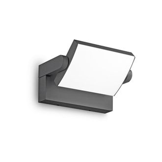 Ideal Lux L&aacute;mpara de pared antracita L 212 x H 100 x P min 120 - max 165 mm