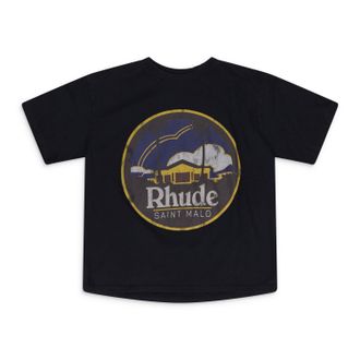 Rhude BLACK SAINT MALO T-SHIRT