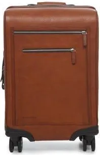 Korchmar Hudson 22 Leather Wheeled Carry-On in Pebbled Tan at Nordstrom