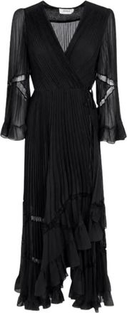 Twinset Maxi Kleedjes - Dames - Casual kleedjes - Zwart - XS - Kleedjes