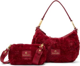 Braccialini Bolso de hombro Beth Fur - Bags - Mujer - Rojo - ONE SIZE