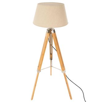 Atmosphera L&aacute;mpara De Pie Tr&iacute;pode runo - Bamb&uacute; Y Marfil A. 145 Cm Atmosphera Cr&eacute;ateur DInt&eacute;rieur