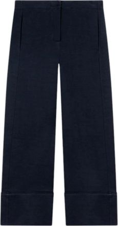 Dondup Regular-fit wijde broek - Dames - Wijde Broeken - Blauw - S - Katoen - Broeken