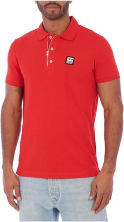 Diesel Polo Shirt met Korte Mouwen - Heren - Polos - Rood - 2XL - Katoen - Tops