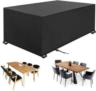 OEM Cubierta Rectangular Para Jard&iacute;n De 180 X 120 X 74 Cm - Impermeable, Resistente A Los Rayos Uv Y Al Viento, Poli&eacute;ster Oxford 420d, Ideal Para Uso En E