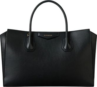 Givenchy Antigona Catchall Medium Tas - Dames - Tassen - Zwart - Maat: ONE Size Zijde