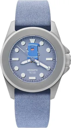 Unimatic x South Park Modello Quattro Towelie Toolwatch UT4 Silicone Strap Diving Watch, 49mm in Lilac at Nordstrom