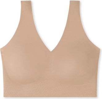 Schiesser Womens Nahtloses Bustier mit Herausnehmbaren Pads-Invisible Soft, Sheer, Maple_170364, 14