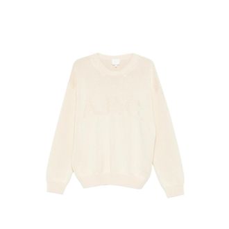 A.P.C. A. p.c. Logo-detail Crew-neck Sweater