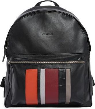 Longchamp Patchwork Leather Backpack in Black at Nordstrom Rack