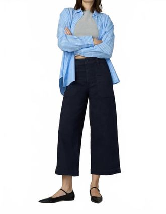 Joe's Chloe Utility Wide Leg Crop Pants In Night Sky