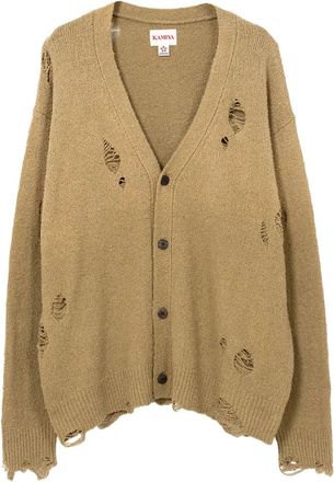 Bows & Arrows Vest met franje en vervaagd effect - Groen