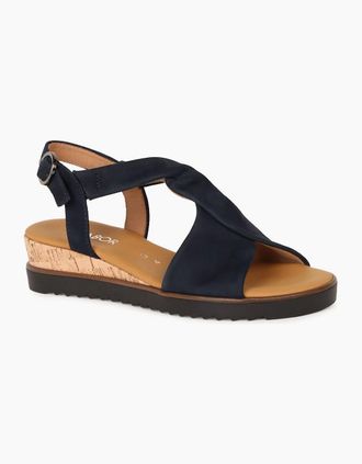 Gabor Womens Rich Womens Sandals - Black - Size: 5.5
