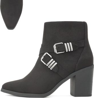 Scotch & Soda Womens Heel Crisscross Deco Ankle Booties In Black
