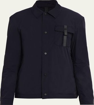 Sease Mens Jib Set Stretch Nylon Overshirt