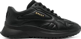 Bally Leren Sneakers - Heren - Sneakers - Zwart - 40 EU - Leer - Schoenen