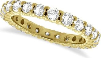 Allurez Diamond Eternity Ring Wedding Band 14k in Yellow Gold at Nordstrom, Size 5