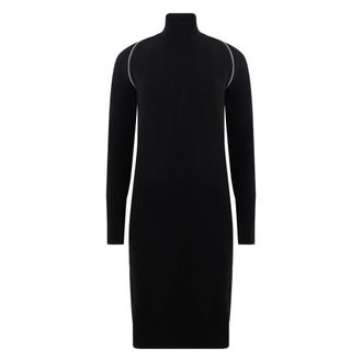 Diesel Knitted Dresses, female, Black, Size: 2XS Elegant Dress for Versatile Occasions