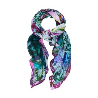 Desigual Viscose sjaal met bloemenpatroon - Dames - Sjaals - Veelkleurig - ONE Size - Accessoires
