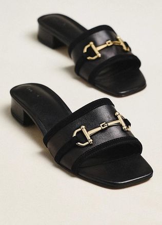 Maeve Horsebit Slide Sandals