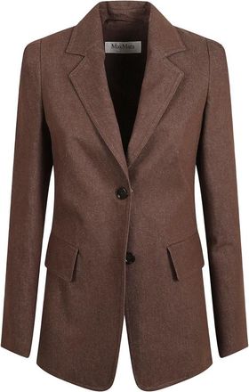 Max Mara Jassen, Dames, Bruin, S, Agguati