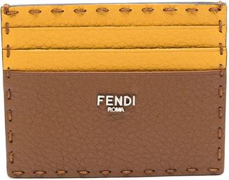 Fendi Stitched Bicolour Cardholder