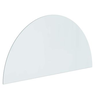 vidaXL Placa De Vidrio Para Chimenea Transparente 1200 X 600 Mm Vidaxl