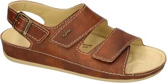 Vital Schoenen, Heren, Bruin, 41 EU, Leer, 24777 Nappa Sandaal