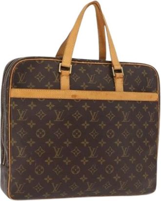 Louis Vuitton Pre-owned Handbags, female, Brown, Size: ONE SIZE Pre-owned Canvas Handbag