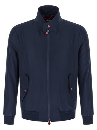 Kiton Cima Puffer Jackets Blue