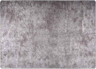 vidaXL Tappeto Lavabile 120x180 Cm Grigio Antiscivolo - Vidaxl