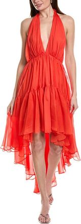 Bardot Leona High-Low Ruffle Maxi Dress