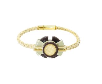 Gissa Bicalho Womens Oca Bracelet In Khaki