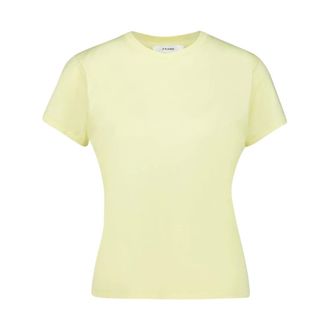 Frame Denim Dames, Tops, Geel, Maat: L Katoen