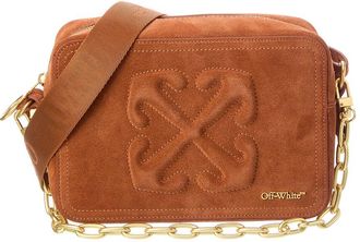 Off-white Medium Suede Camera Bag